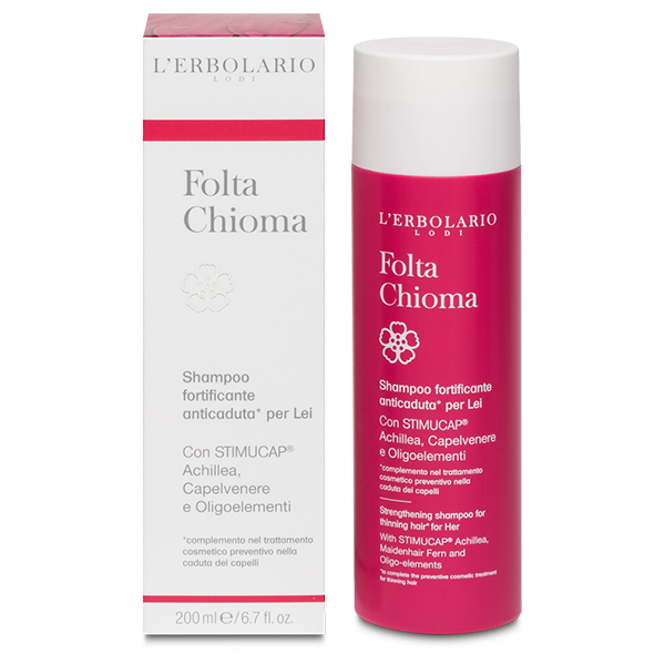 L'Erbolario Folta Chioma Shampoo Fortificante Anticaduta Per Lei 200 ml - Dolomiti e Natura
