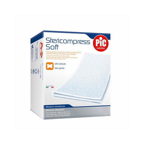 Pic Garza Stericompress Soft TNT 10x10cm 6 Pezzi - Dolomiti e Natura