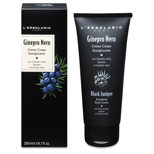 L'Erbolario Ginepro Nero Crema Corpo Energizzante 200 ml - Dolomiti e Natura