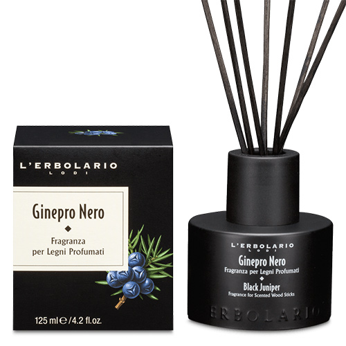 L'Erbolario Ginepro Nero Fragranza Per Legni Profumati 125 ml - Dolomiti e Natura