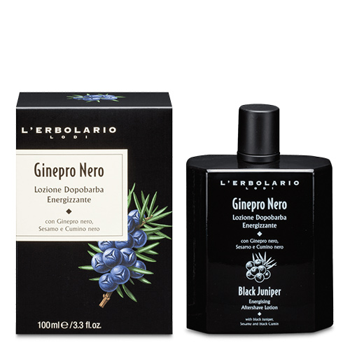L'Erbolario Ginepro Nero Lozione Dopobarba Energizzante 100 ml - Dolomiti e Natura