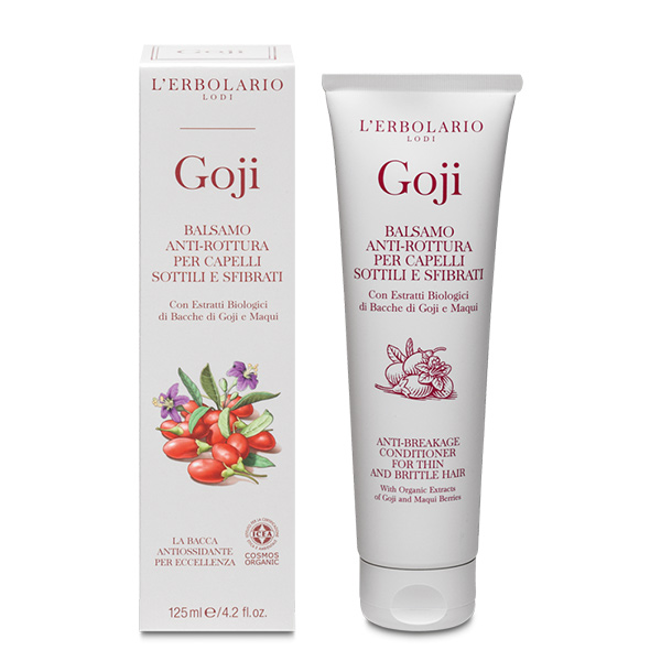 L'Erbolario Goji Balsamo Anti-Rottura Per Capelli Sottili E Sfibrati 125 ml - Dolomiti e Natura