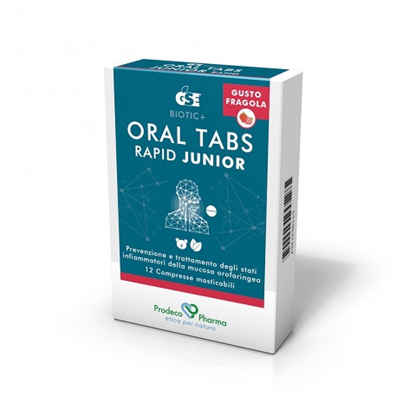 GSE Oral Tabs Rapid Junior Fragola 12 Compresse - Dolomiti e Natura
