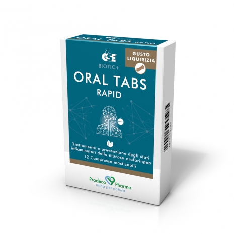 GSE Oral Tabs Rapid Liquirizia 12 Compresse - Dolomiti e Natura