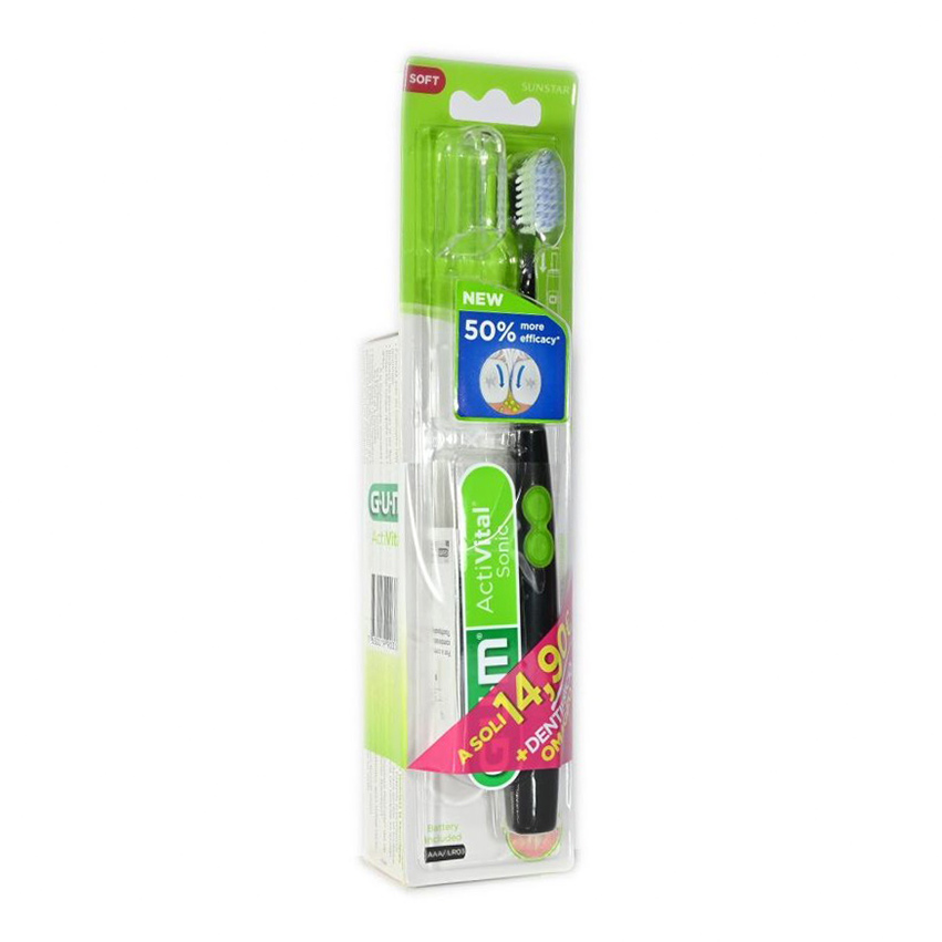 Gum Actival Sonic + Dentifricio 75 ml - Dolomiti e Natura