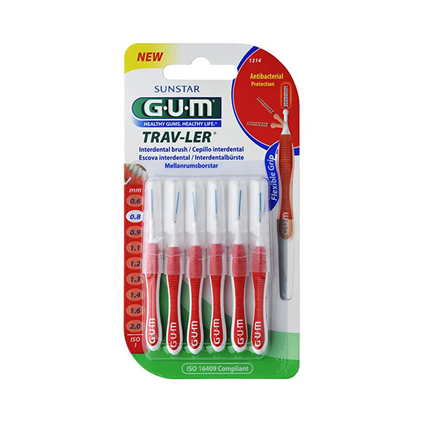 Gum Trav-Ler 0,8 Scovolino Promo 6 Pezzi - Dolomiti e Natura