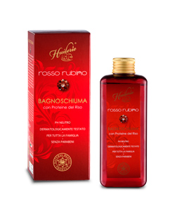 Huilerie Rosso Rubino Bagnoschiuma 200 ml - Dolomiti e Natura