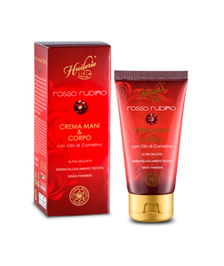 Huilerie Rosso Rubino Crema Mani & Corpo 75 ml - Dolomiti e Natura