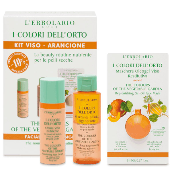 L'Erbolario I Colori Dell'Orto Arancione Kit Viso Edizione Limitata - Dolomiti e Natura