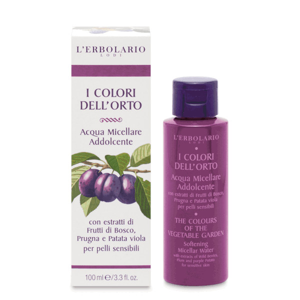 L'Erbolario I Colori Dell'Orto Viola Acqua Micellare Addolcente 100 ml - Dolomiti e Natura
