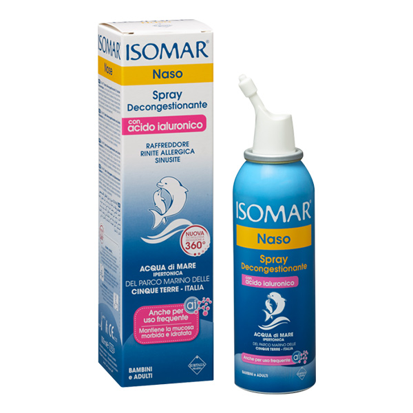 Isomar Spray Decongestionante Acido Ialuronico 100 ml - Dolomiti e Natura