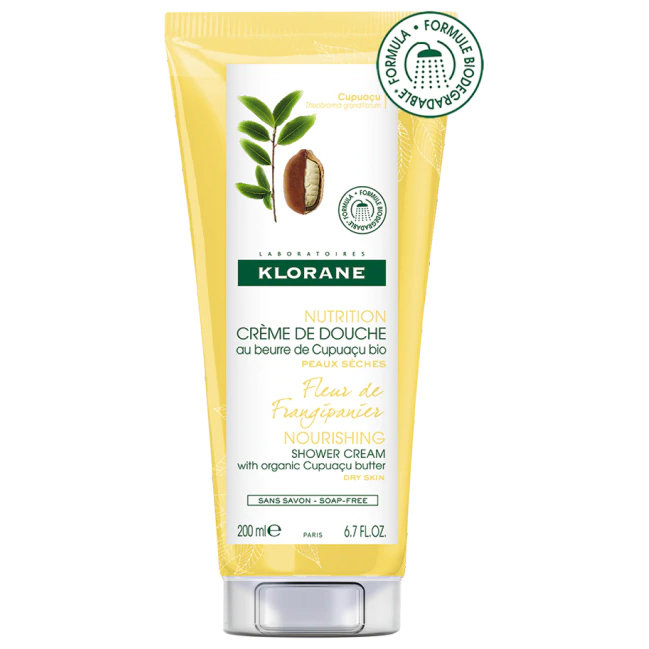 Klorane Crema Doccia Fiori Di Frangipane 200 ml - Dolomiti e Natura