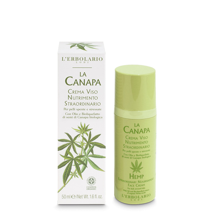 L'Erbolario La Canapa Crema Viso 50 ml - Dolomiti e Natura