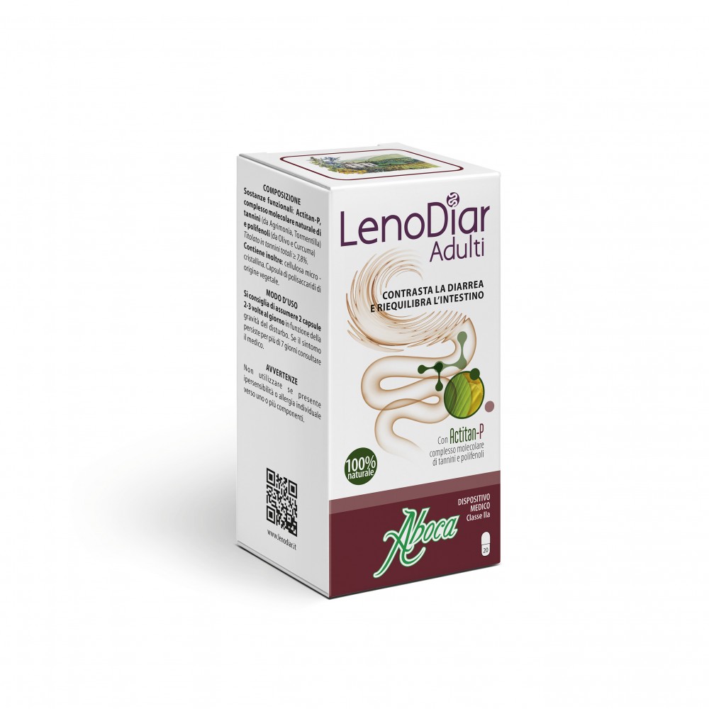 Aboca LenoDiar Adulti 20 Capsule - Dolomiti e Natura