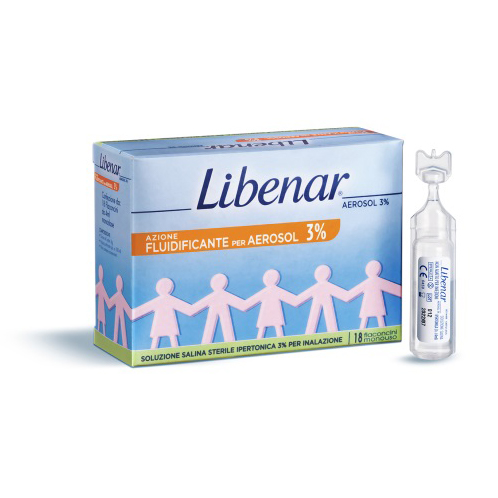 Libenar 18 Fiale Aerosol Ipertoniche 3% - Dolomiti e Natura