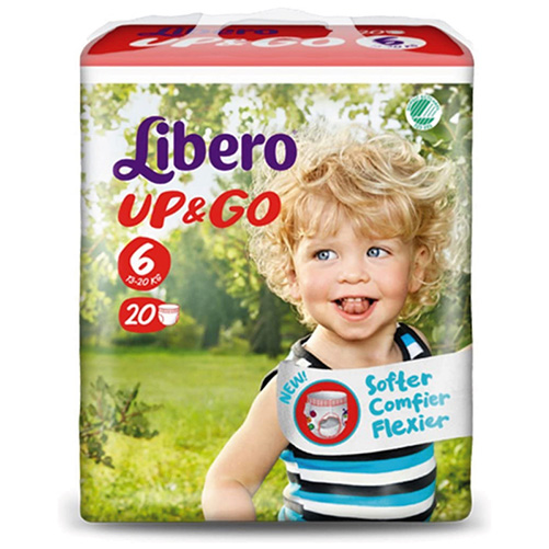Libero UP&GO 6 13-20 kg 18 Pezzi - Dolomiti e Natura