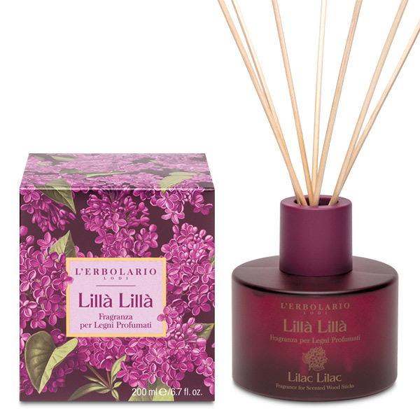 L'Erbolario Lillà Lillà Fragranza Per Legni Profumati 200 ml - Dolomiti e Natura