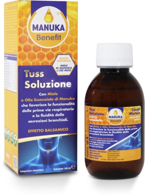 Manuka Benefit Tuss Soluzione 140 ml - Dolomiti e Natura