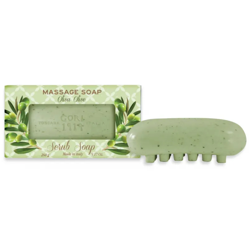 MASSAGE SCRUB SOAP OLIVA 260 G - Dolomiti e Natura