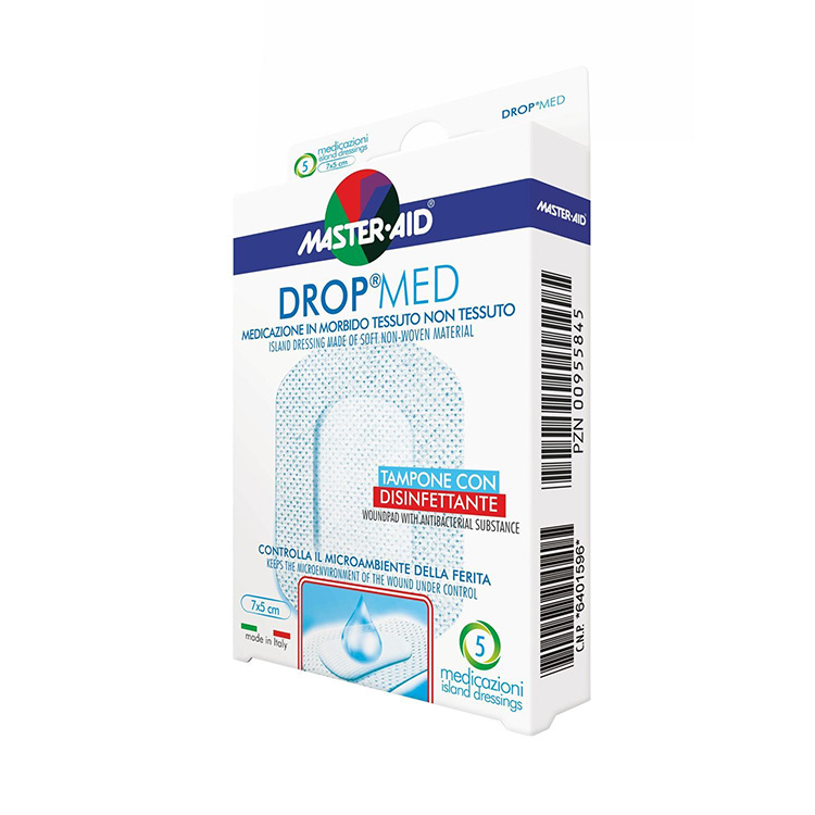 Master-Aid Drop Med 7x5 cm 5 Pezzi - Dolomiti e Natura