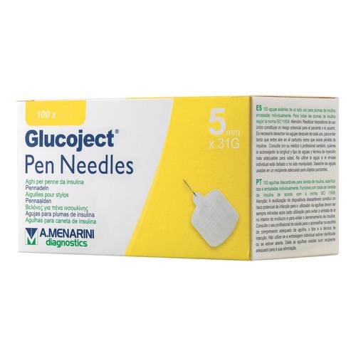 Glucoject Pen Needles 5mm G31 100 Pezzi - Dolomiti e Natura