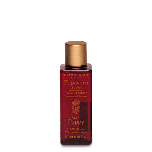 L'Erbolario Papavero Soave Bagnoschiuma Minitaglia 50 ml - Dolomiti e Natura