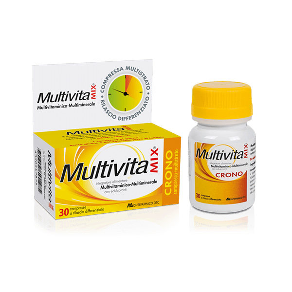Multivitamix Crono Senza Zuccheri 30 Compresse - Dolomiti e Natura