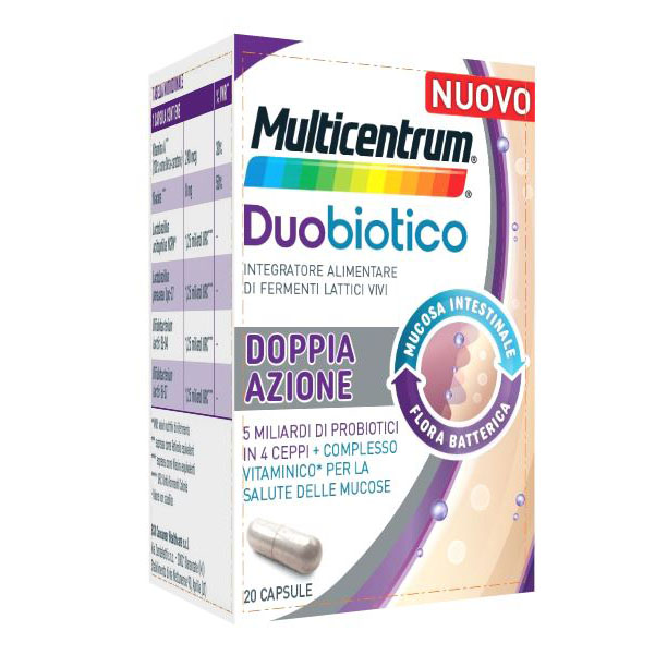 Multicentrum Duobiotico 20 Capsule - Dolomiti e Natura