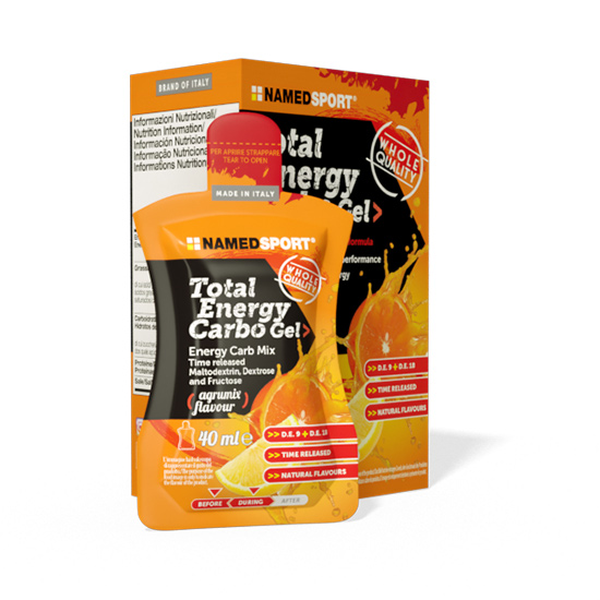 Named Sport Total Energy Carbo Gel Agrumix 40ml - Dolomiti e Natura