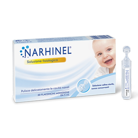 Narhinel Soluzione Fisiologica 5 ml 20 Fiale - Dolomiti e Natura