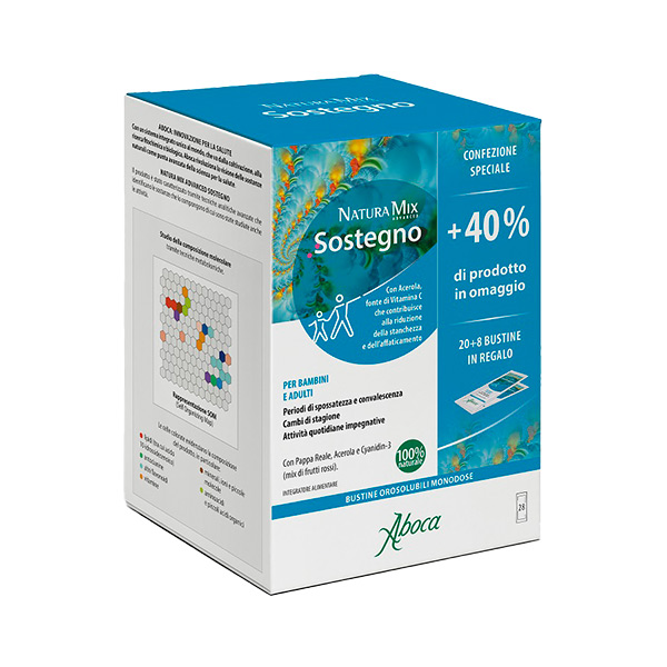 Aboca Natura Mix Advanced Sostegno 28 Bustine Orosolubili Promo - Dolomiti e Natura