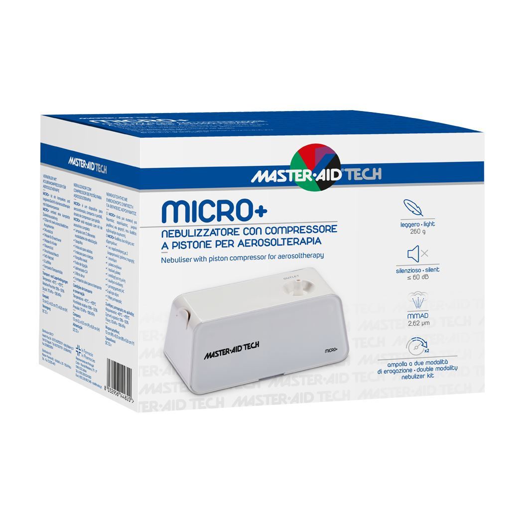 Master-Aid Aerosol Micro+ Con Compressore A Pistoni - Dolomiti e Natura
