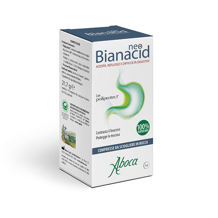 Aboca NeoBianacid 14 Compresse Masticabili - Dolomiti e Natura