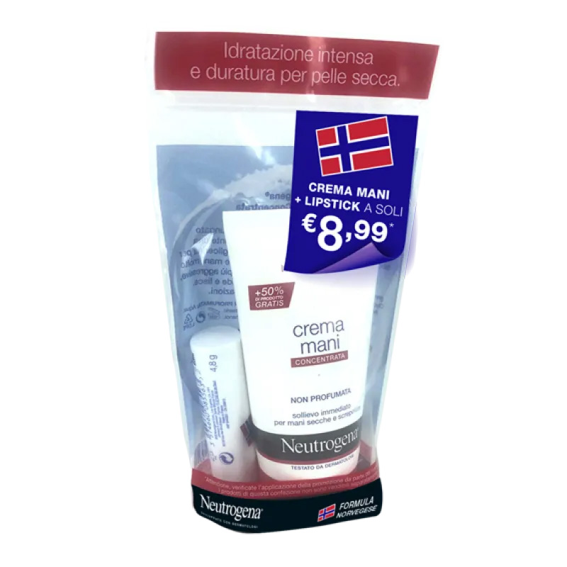 NEUTROGENA MANI NON PROFUMATO + LIPSTICK BUNDLE - Dolomiti e Natura