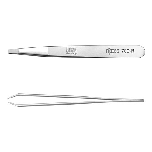 Nippes N° 709R Pinzetta Ricurva Stainless 9,5 cm - Dolomiti e Natura