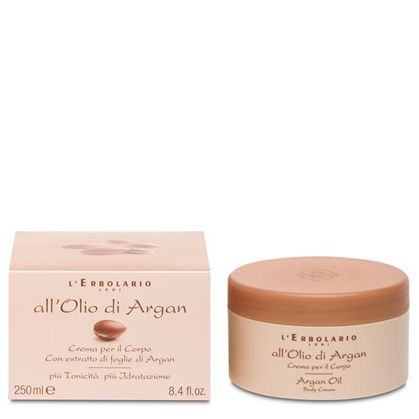 L'Erbolario All'Olio Di Argan Crema Per Il Corpo 250 ml - Dolomiti e Natura