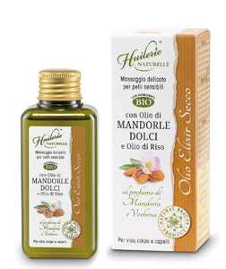 Huilerie Naturelle Olio Secco Mandorla & Verbena 100 ml - Dolomiti e Natura