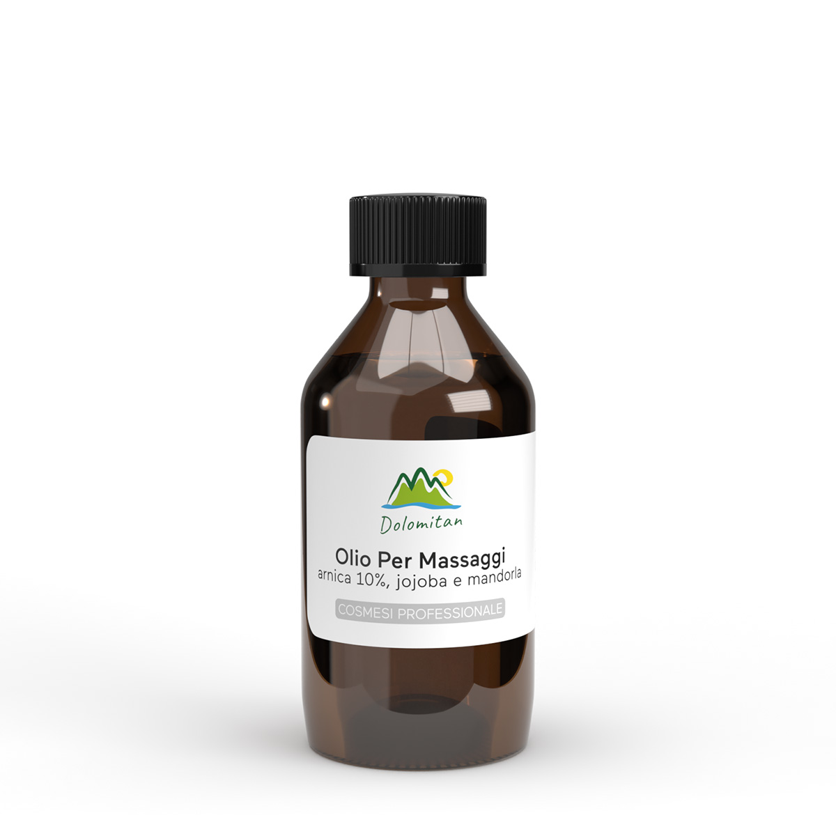 Olio Per Massaggi Arnica 10%, Jojoba e Mandorla Traumi e Dolori 100 ml - Dolomiti e Natura