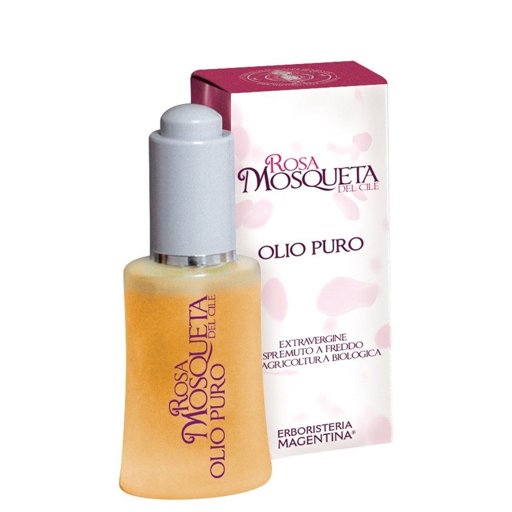 Erboristeria Magentina Olio Puro 100% Rosa Mosqueta Bio 30 ml - Dolomiti e Natura