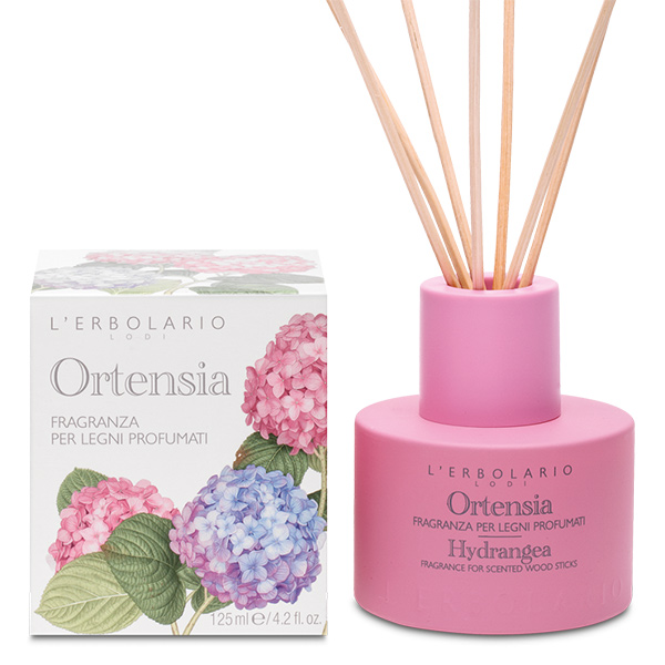 L'Erbolario Ortensia Fragranza Per Legni Profumati 125 ml - Dolomiti e Natura