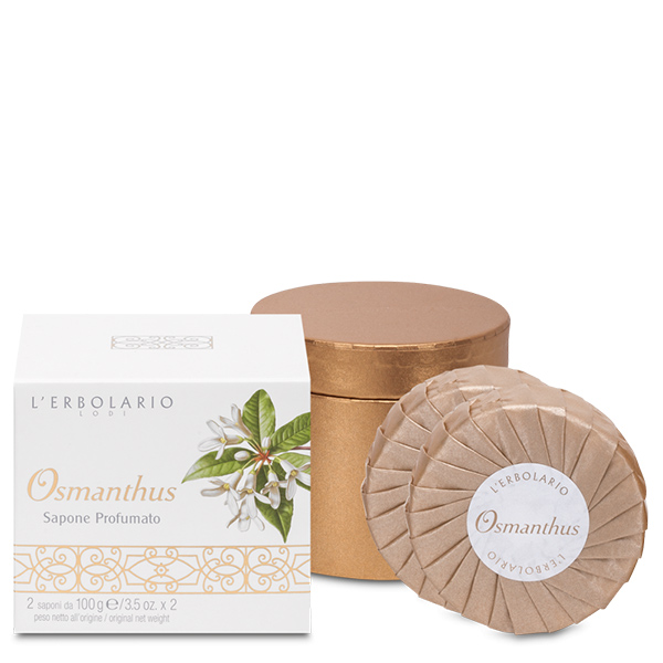 L'Erbolario Osmanthus Sapone Profumato 100 g 2 Pezzi - Dolomiti e Natura