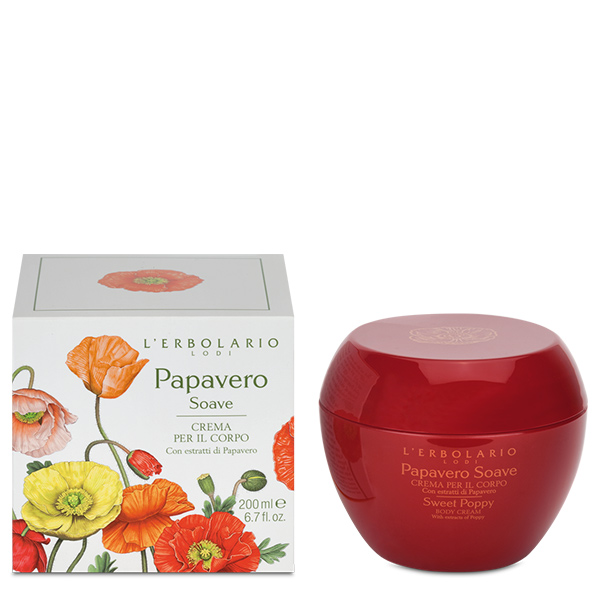 L'Erbolario Papavero Soave Crema Per Il Corpo 200 ml - Dolomiti e Natura