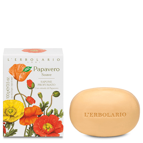 L'Erbolario Papavero Soave Sapone Profumato 100 g - Dolomiti e Natura