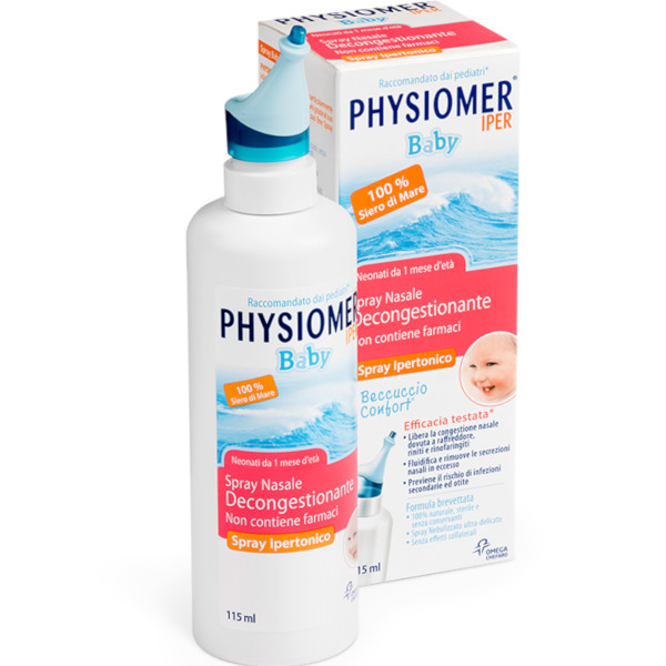 Physiomer Baby Iper Spray Decongestionante 115 ml - Dolomiti e Natura