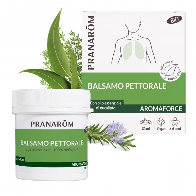 Pranarom Aromaforce Balsamo Pettorale 80 g - Dolomiti e Natura