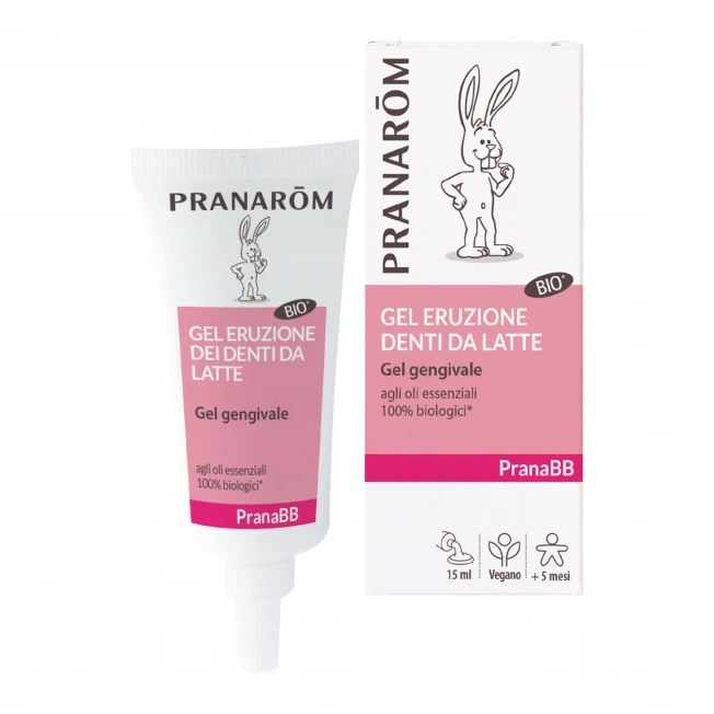 Pranarom PranaBB Gel Eruzione Denti Da Latte 15 ml - Dolomiti e Natura