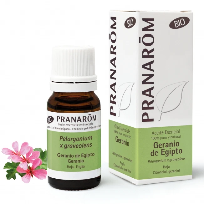 Pranarom Olio Essenziale Bio Geranio 10 ml - Dolomiti e Natura