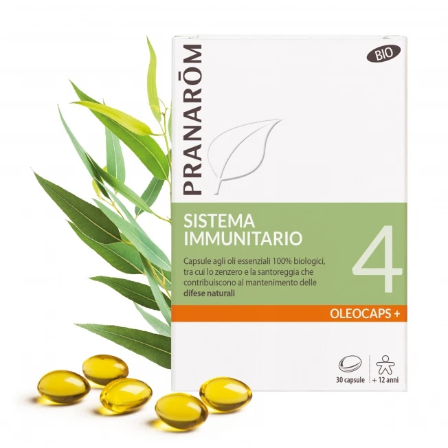Pranarom Oleocaps 4 Sistema Immunitario 30 Capsule - Dolomiti e Natura