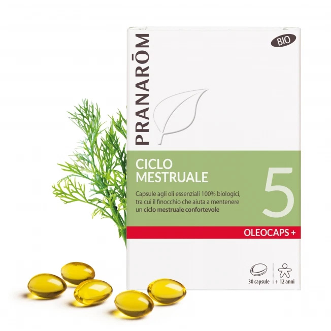 Pranarom Oleocaps 5 Ciclo Mestruale 30 Capsule - Dolomiti e Natura