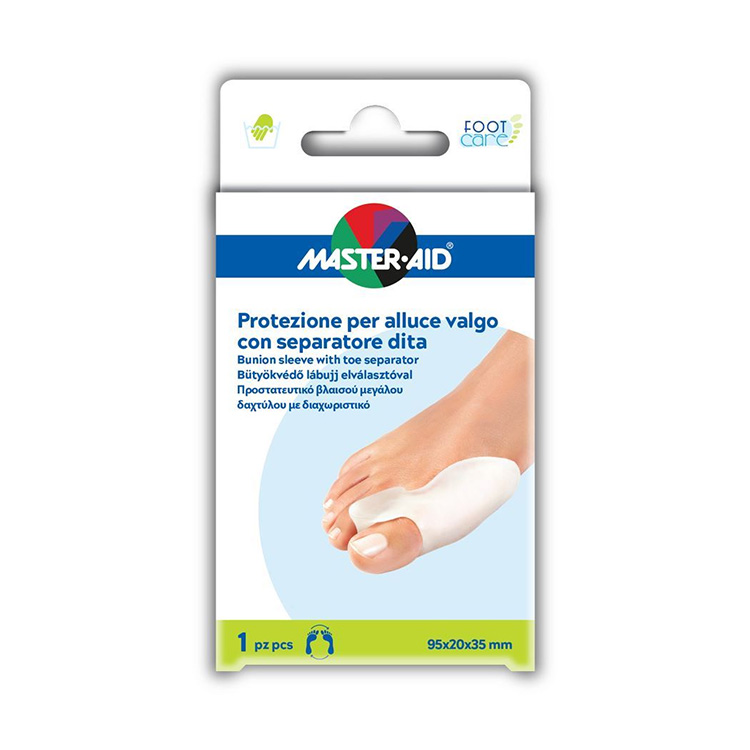 Master-Aid Foot Care Protezione Alluce Valgo Con Separatore Dita - Dolomiti e Natura